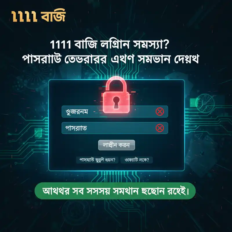 1111 বাজি লগইন সমস্যা সমাধানের নির্দেশিকা